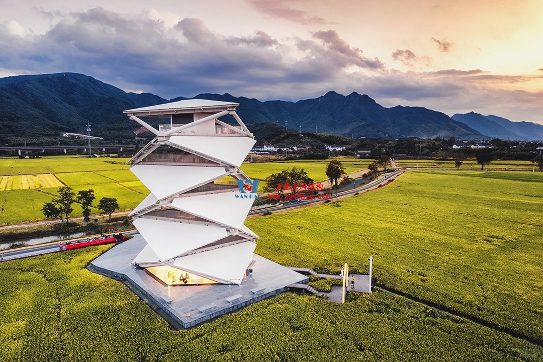 創意與藝術美感兼具的鋼膜結構建筑