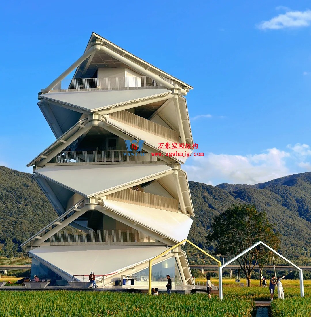 創意與藝術美感兼具的鋼膜結構建筑