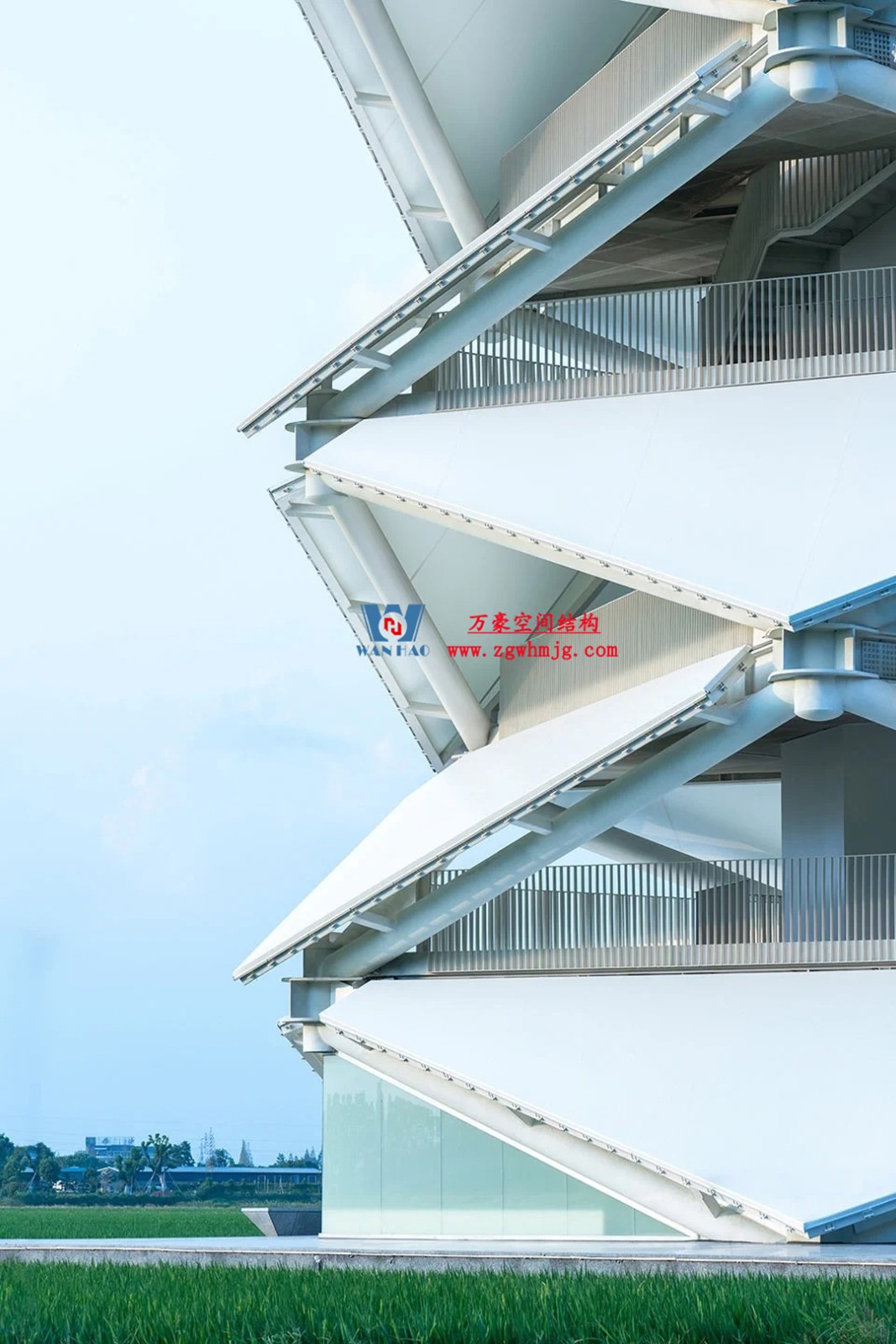 創意與藝術美感兼具的鋼膜結構建筑