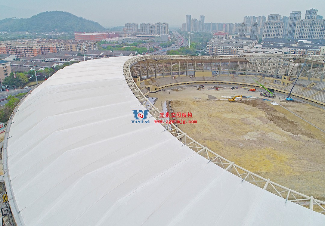 案例賞析|柔曲多變的PTFE膜結(jié)構(gòu)體育場(chǎng)館 案例賞析|柔曲多變的PTFE膜結(jié)構(gòu)體育場(chǎng)館