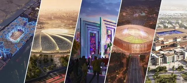 沙特公布2034年世界杯的15個場館設(shè)計，預(yù)計耗資數(shù)千億美元