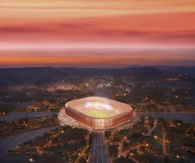 沙特公布2034年世界杯的15個場館設(shè)計，預(yù)計耗資數(shù)千億美元